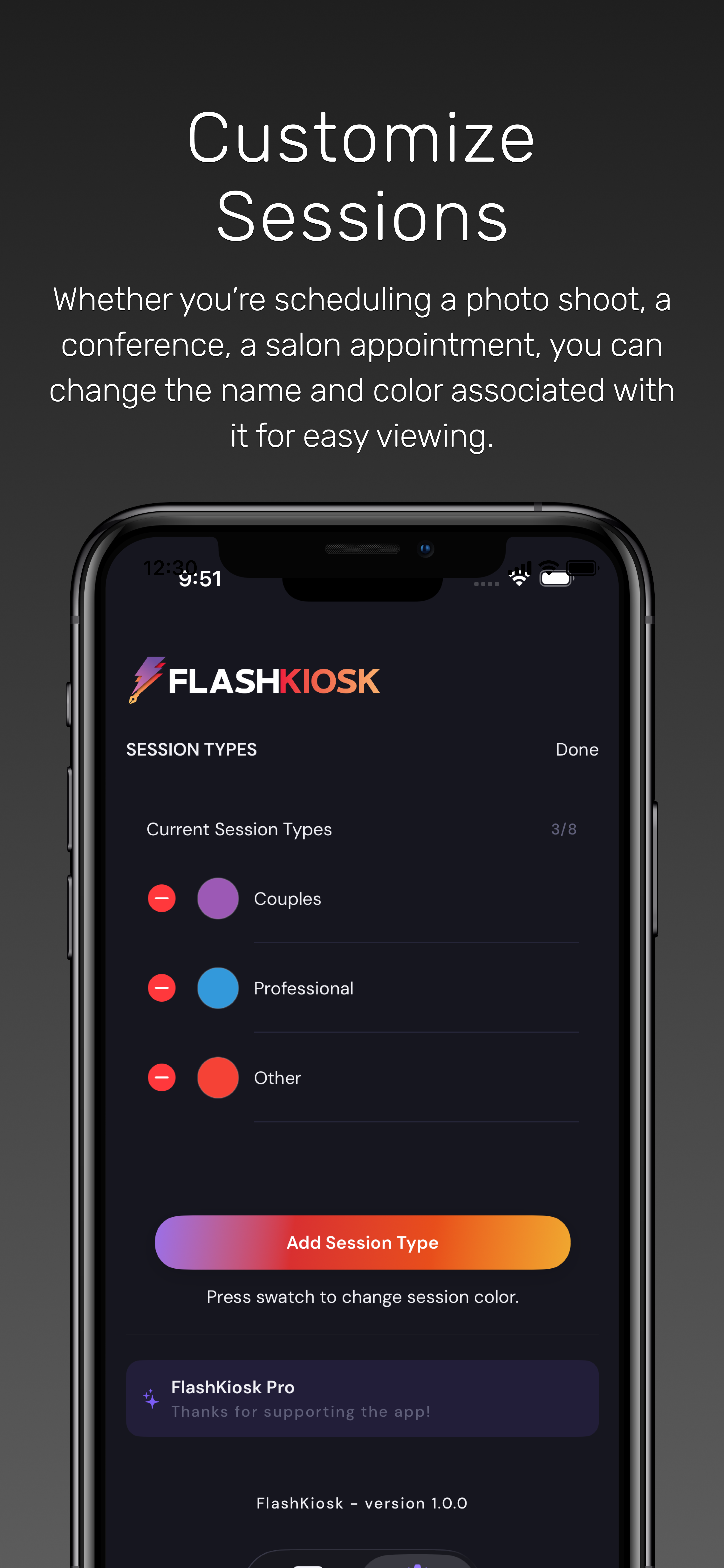 FlashKiosk visitor details